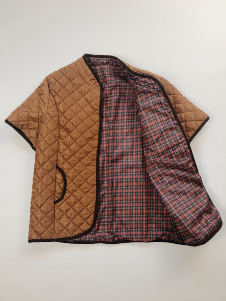 Quilted Short Sleeved Jacket