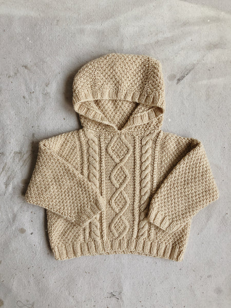 Cable Knit Hoodie, 18-24m